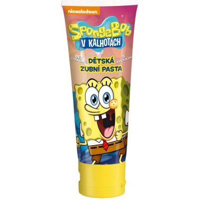 SpongeBob zubní pasta - jahodový gel 75 ml – Zbozi.Blesk.cz
