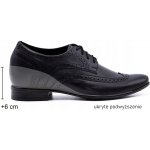 Brogsy 6 cm černé P617 – Zboží Dáma