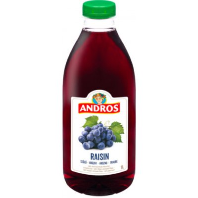 Andros 100% Hroznová šťáva 1 l – Zboží Dáma
