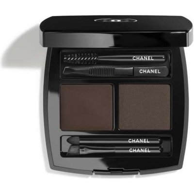 Chanel obočí Duo vosku a pudru na obočí s příslušenstvím 03 Dark 4 g – Zboží Mobilmania