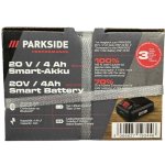 PARKSIDE PERFORMANCE Smart 4 Ah PAPS 204 B1 – Zboží Mobilmania