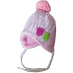 dětská bavlněná čepice Pepa tm. růžová – Sleviste.cz