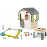 Smoby Set domeček a dobrodružná dráha Life Jura Lodge rozšiřitelný s krmítkem a stůl na vodu a písek – Hledejceny.cz