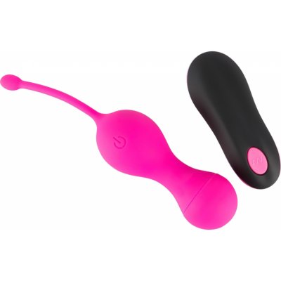 Smile Love Balls - růžové vibrační vajíčko s rádiovým ovládáním – Zboží Dáma
