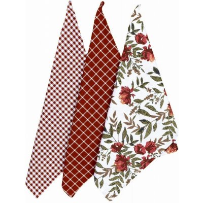 Forbyt Gardena 45x70 cm 3 ks bordó – Zboží Mobilmania