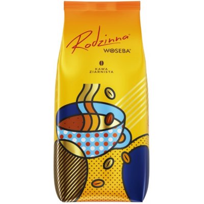 Woseba Káva smíšená WOS.Rodzinna zrnková 1 kg – Hledejceny.cz