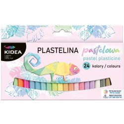 KIDEA Plastelína / modelína 24 barev 200g