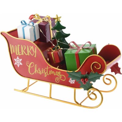 Home Styling Collection Kovová figurka Sáně s dárky, LED – Hledejceny.cz