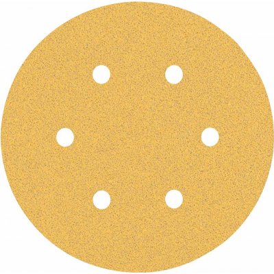 BOSCH Brusný papír EXPERT C470 s 6 otvory pro vibrační brusky 150 mm, G 80, 50 ks 2608900919 – Zboží Dáma