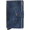 Pouzdro na doklady a karty Secrid Kožená peněženka Miniwallet Vintage Blue modrá