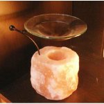 Himalayan salt Solný svícen - aromalampa – Zboží Dáma