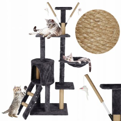 Springos Škrabadlo se schody 6 pater 145 cm – Sleviste.cz