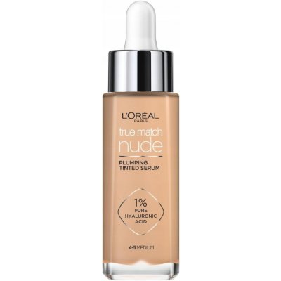 L'Oréal Paris Tónující sérum True Match Nude Plumping Tinted Serum 4-5 Medium 30 ml – Hledejceny.cz