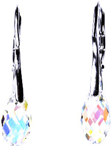 Čištín šperky Swarovski krystal patent kapka AB crystal NK 1295