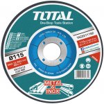 TOTAL Kotouče řezné na kov, 115x22,2, 10ks – Zboží Dáma