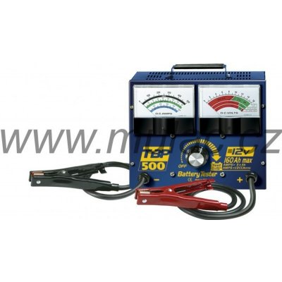 Zátěžový analogový tester autobaterií, test až do 500A. – Sleviste.cz