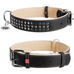 Waudog Obojek kožený Soft s cvočky – Zboží Dáma