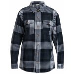 Roxy Let It Go Flanel Anthracite Hallo Plaid – Zboží Dáma