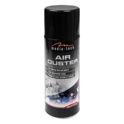 Media-Tech AIR DUSTER Stlačený plyn pro čištění těžko dostupných míst 400 ml (MT2607) – Zbozi.Blesk.cz