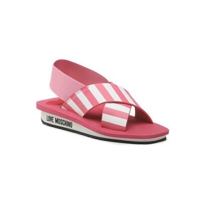 LOVE MOSCHINO Sandály JA16113G1GI4261A Righe Rosa