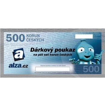 Dárkový poukaz Alza.cz na nákup zboží v hodnotě 500 Kč