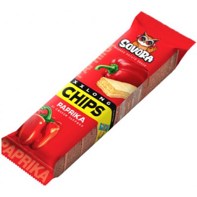 DISKONT Dlouhé chipsy v tubě paprika 70 g – Sleviste.cz