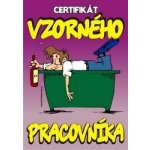Certifikát vzorného pracovníka na stole – Hledejceny.cz