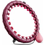 Hop-Sport Hula-hop se zátěží 41-105 tmavě růžové – Zboží Dáma