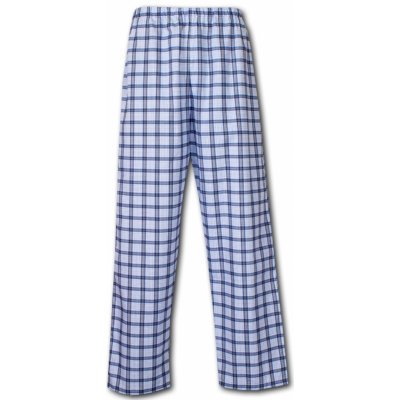Luiz 54 pánské pyžamové kalhoty plátno modré