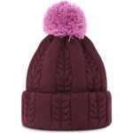 FootJoy FootJoy Cable Knit Bobble dámská pletená zimní čepice FIG/PINK – Hledejceny.cz