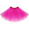 Karnevalový kostým Tylová tutu sukně růžová fuchsia 40 cm