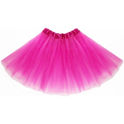 Tylová tutu sukně růžová fuchsia 40 cm – Zboží Mobilmania