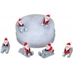PROHOME Santa na saních 6ks v krabici 3cmx1cm – Hledejceny.cz