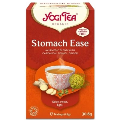 Yogi Tea Bio Stomach Ease Ajurvédský čaj na trávení 17 ks – Zboží Mobilmania