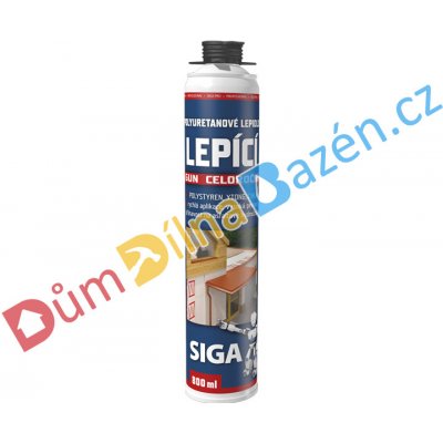 Siga PRO PU lepící pěna celoroční pistolová 750 ml – Zboží Mobilmania