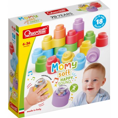 Quercetti 4145 Momy Soft Happy Sound 18 ks – Zboží Dáma