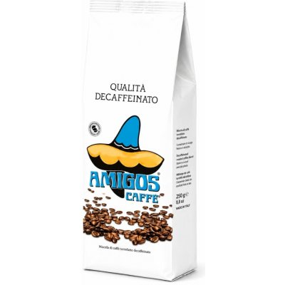 Caffé Trieste Amigos Qualitá Decaffeinato zrnková 250 g – Hledejceny.cz