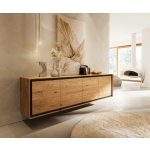 Delife Stonegrace 200 cm 4 dvířka podnož ve tvaru V – Zboží Mobilmania