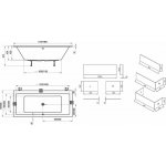 RAVAK FORMY 01 SLIM 180 x 80 cm C881300000 – Zboží Mobilmania