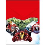 Procos EKO Pozvánky a obálky Avengers Marvel – Zboží Mobilmania