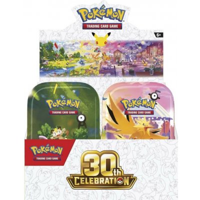 Pokémon TCG 30th Celebration Mini Tin – Zboží Dáma