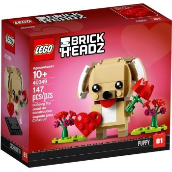 LEGO® BrickHeadz 40349 Valentýnské štěňátko