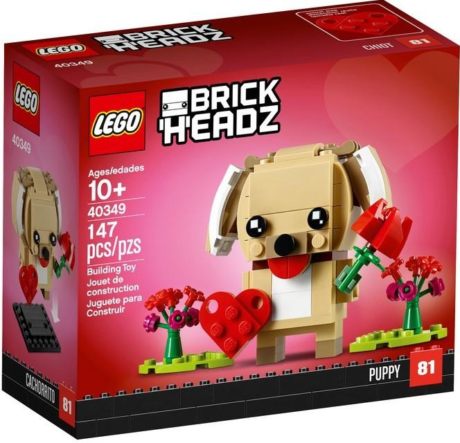 LEGO® BrickHeadz 40349 Valentýnské štěňátko