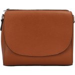 Jessica dámská trendy kožená crossbody kabelka hnědá – Hledejceny.cz