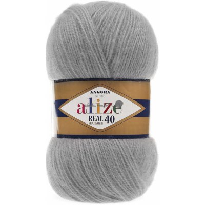 Alize Angora real 40 - 21 šedá – Zbozi.Blesk.cz