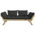 Karup sofa Bebop *180 cm natural + futon dark grey 734