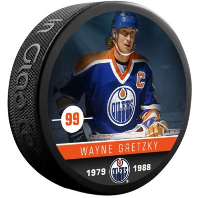 Sherwood Puk Wayne Gretzky #99 Edmonton Oilers Souvenir Collector – Zboží Mobilmania