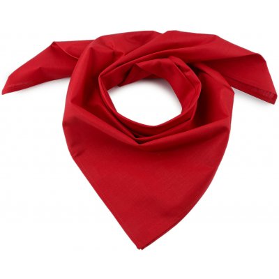 Bavlněný šátek jednobarevný bsp207 červená – Sleviste.cz
