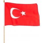 Turecko vlajka 45x30cm – Zboží Mobilmania