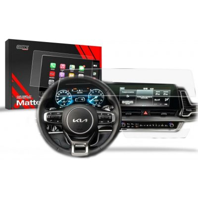 GRIZZ Protector, Ochranná fólie na display 2v1 Matte, Kia Sportage V, 2021- , GT Line, Display 12,3" | Zboží Auto